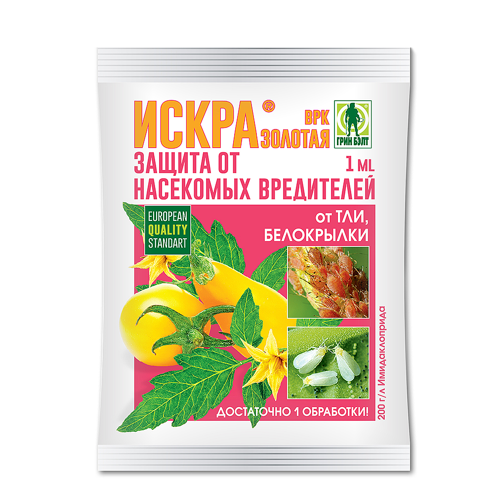 От вредителей Искра Золотая 1 мл. амп. 