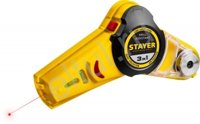 Уровень с приспособлением для сверления, 7м, точн. +/-1,5 мм/м STAYER Drill Assistant