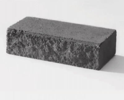 Кирпич шт. Рваный камень серый полнотел. (ложок) (240 шт./поддон)   250*120*88 мм БП
