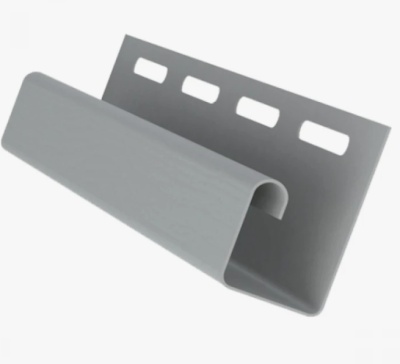 J-профиль Серый Grand Line, 3м