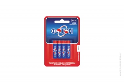 Батарейка ФОТОН LR03 4BL/1шт  ААА