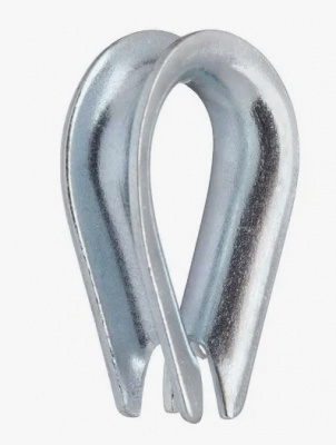 Коуш для стальных канатов 5,оцин. DIN 6899