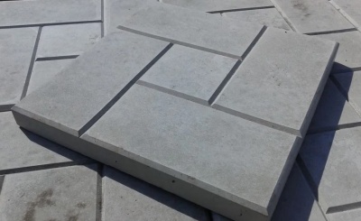 Тротуарная плитка Калифорния серая 300*300*30 мм/1 шт (132) Б (200) АК