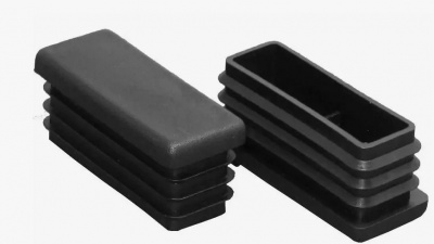 Заглушка для трубы,40*20мм, пластик прямоугол. (2шт)