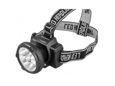 Фонарь ULTRA FLASH LED 5363  (налоб. аккум.9LED)