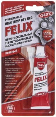 Герметик-прокладка FELIX (красный),32гр
