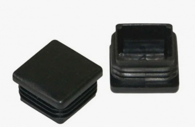 Заглушка для трубы,60*60мм, пластик квадрат (2шт)