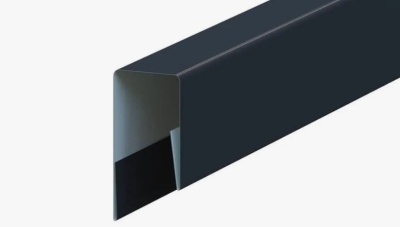 Планка П-образная 13*27*2000  0,45 (RAL 7024 Серый графит)