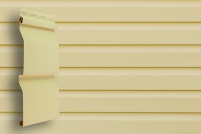 Сайдинг виниловый "Сибирский брус" Grand Line Ванильный, 0,203*3м (0,609м2)