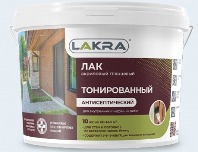 Лак ВД орегон 0,9кг Лакра