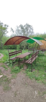 Беседка усиленная садовая (1,8м*1,8м, высота 2,5м)
