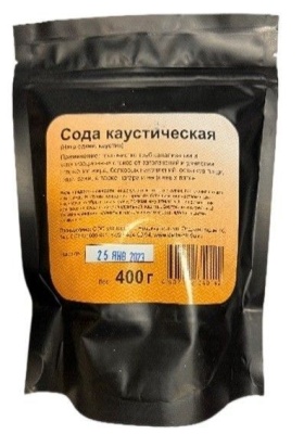 Сода каустическая ( натр едкий ) 400г Дельта