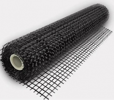 Сетка базальтовая строительная ССБ (1*50), ячейка 25*25 мм